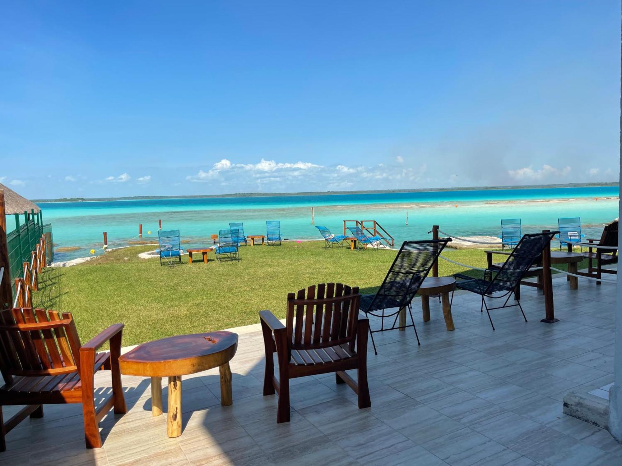 Blue Caribe Bacalar Front Lagoon Esterno foto