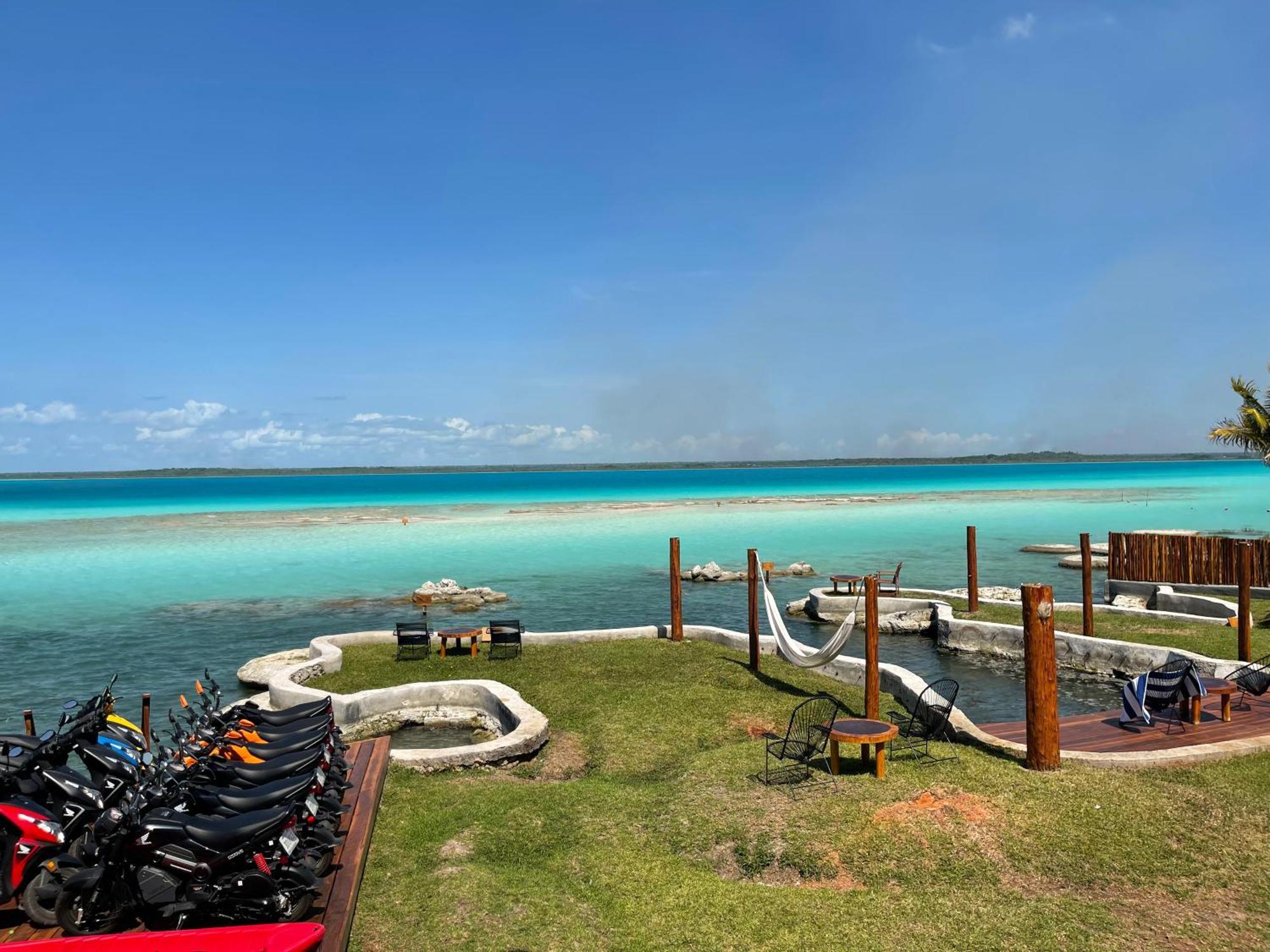 Blue Caribe Bacalar Front Lagoon Esterno foto