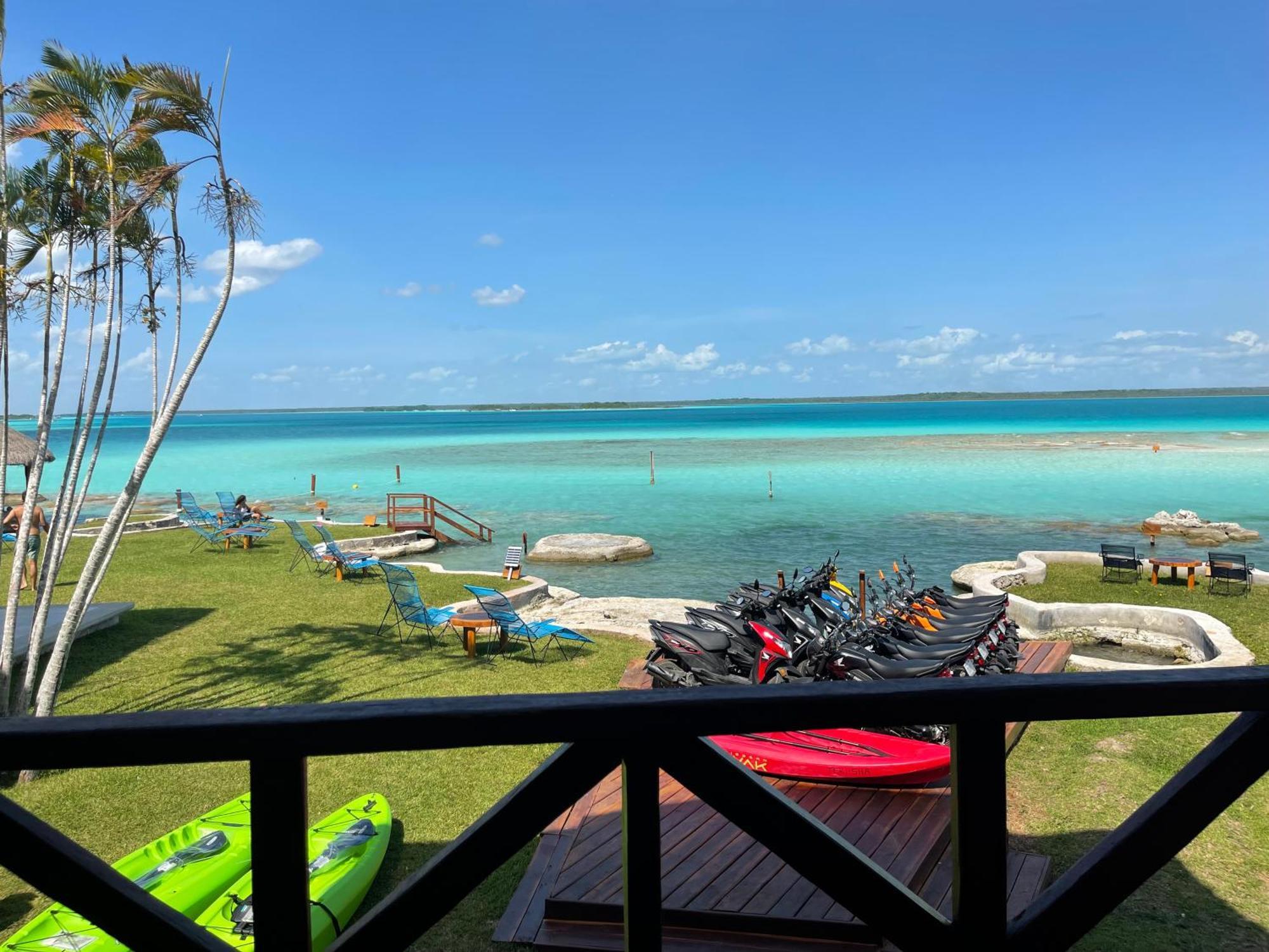 Blue Caribe Bacalar Front Lagoon Esterno foto