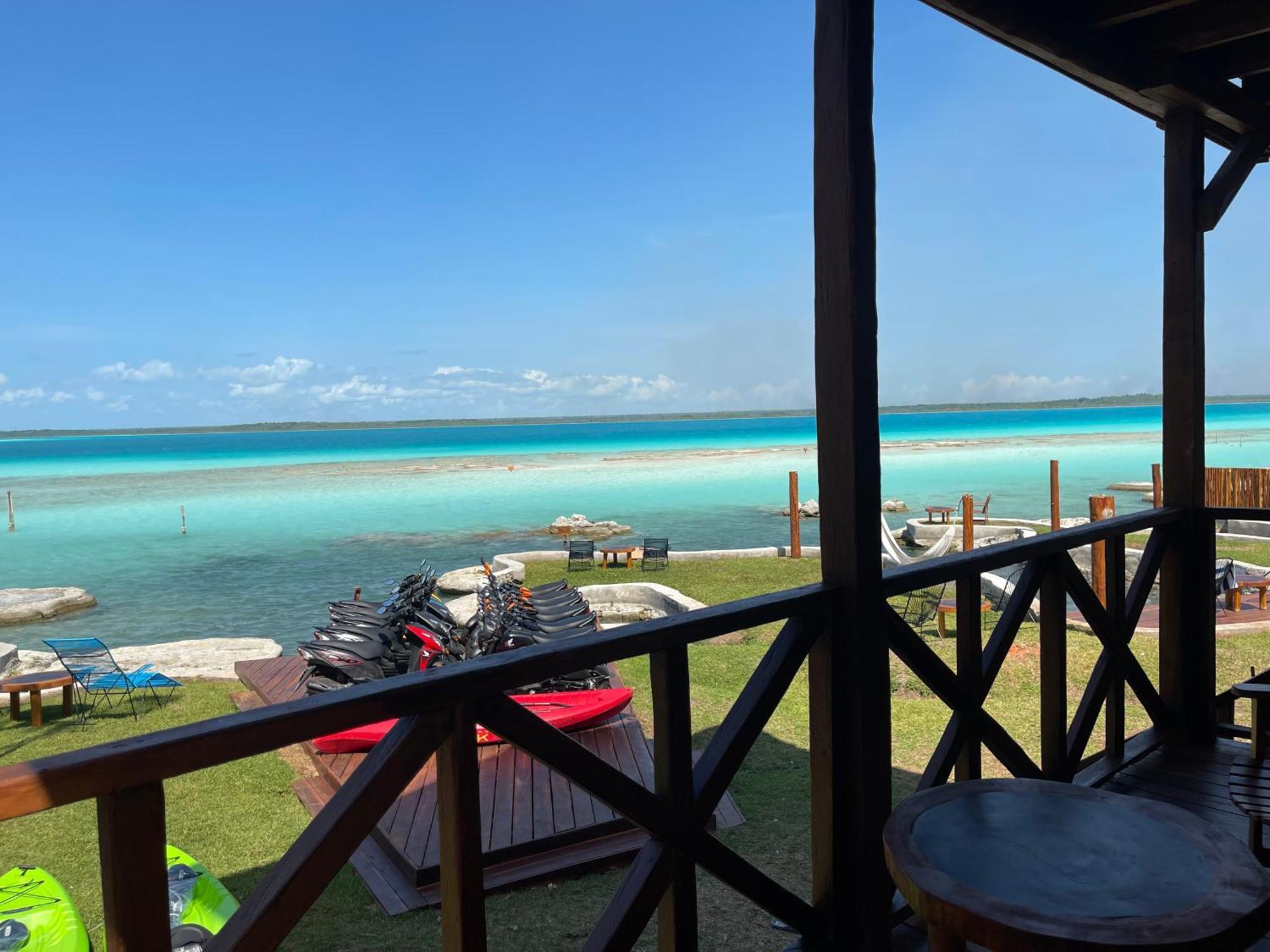 Blue Caribe Bacalar Front Lagoon Esterno foto