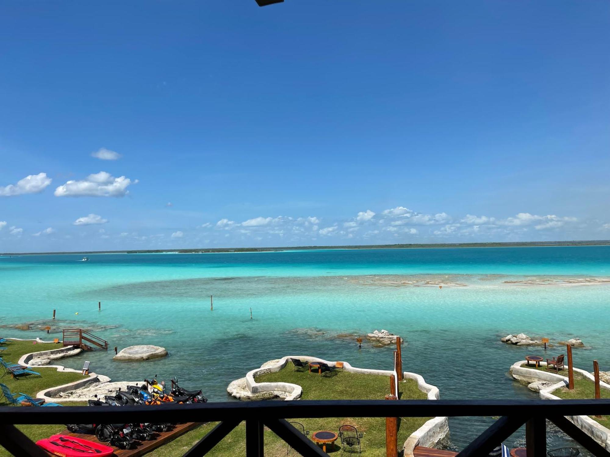 Blue Caribe Bacalar Front Lagoon Esterno foto