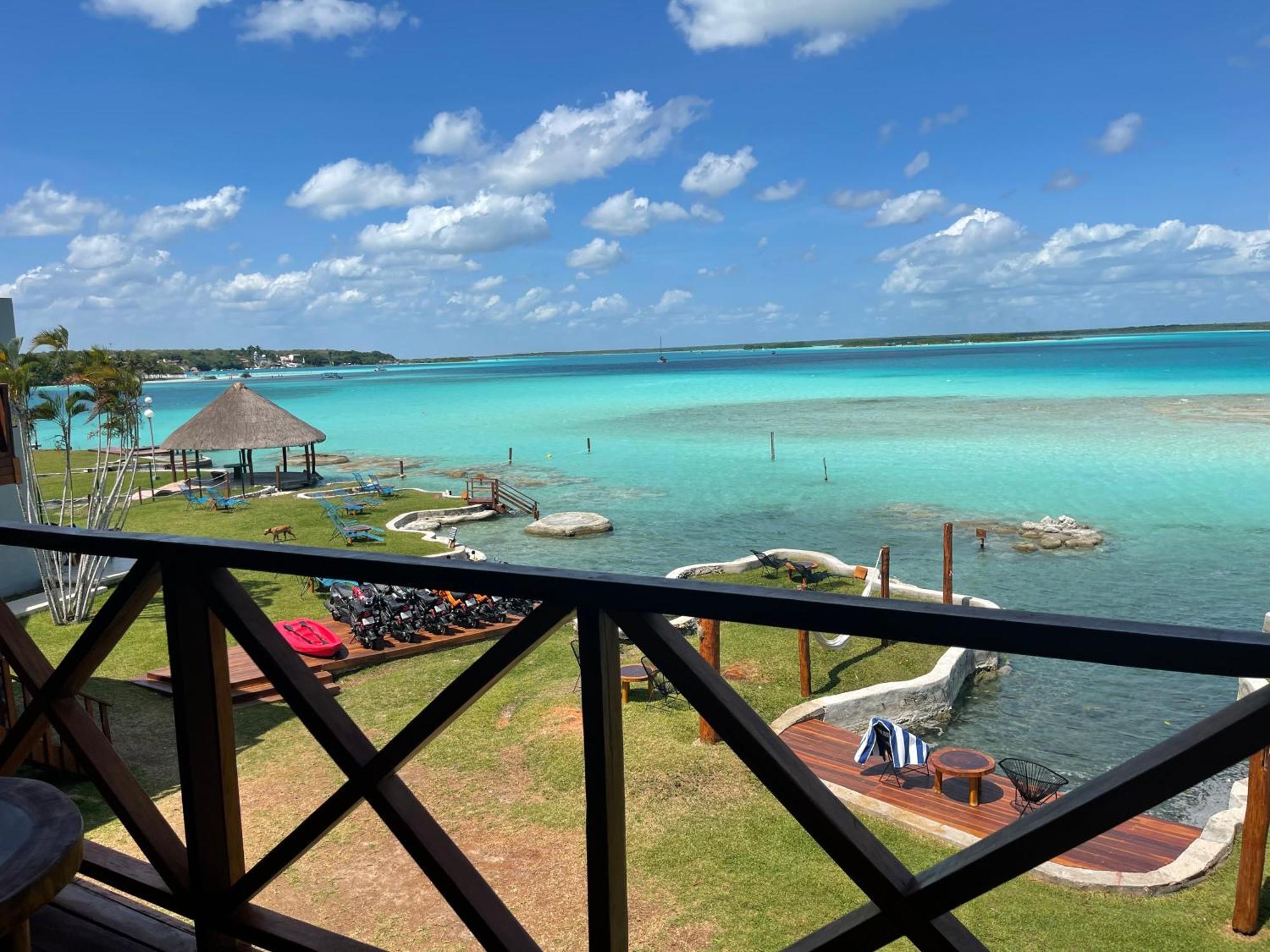 Blue Caribe Bacalar Front Lagoon Esterno foto
