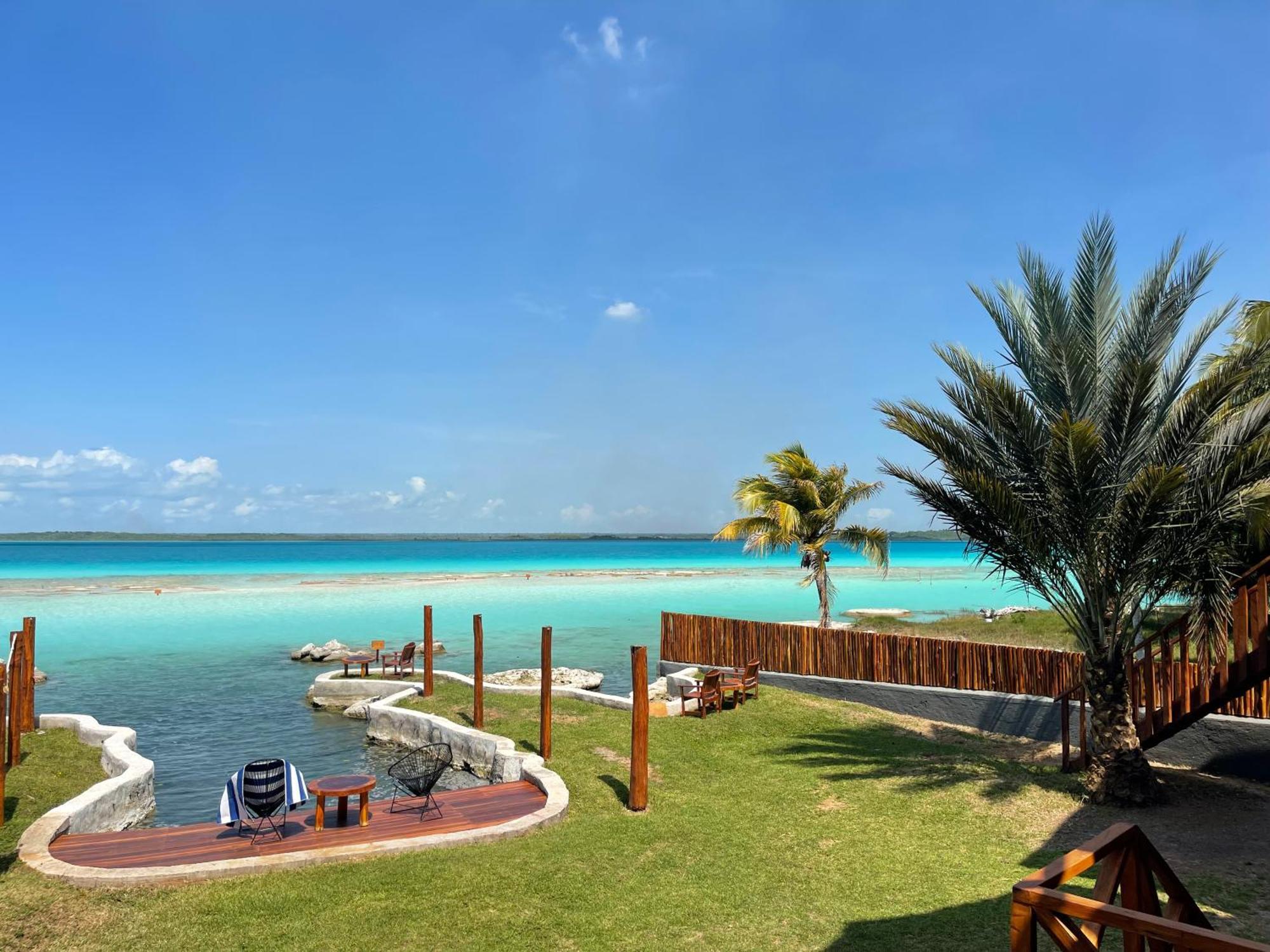 Blue Caribe Bacalar Front Lagoon Esterno foto