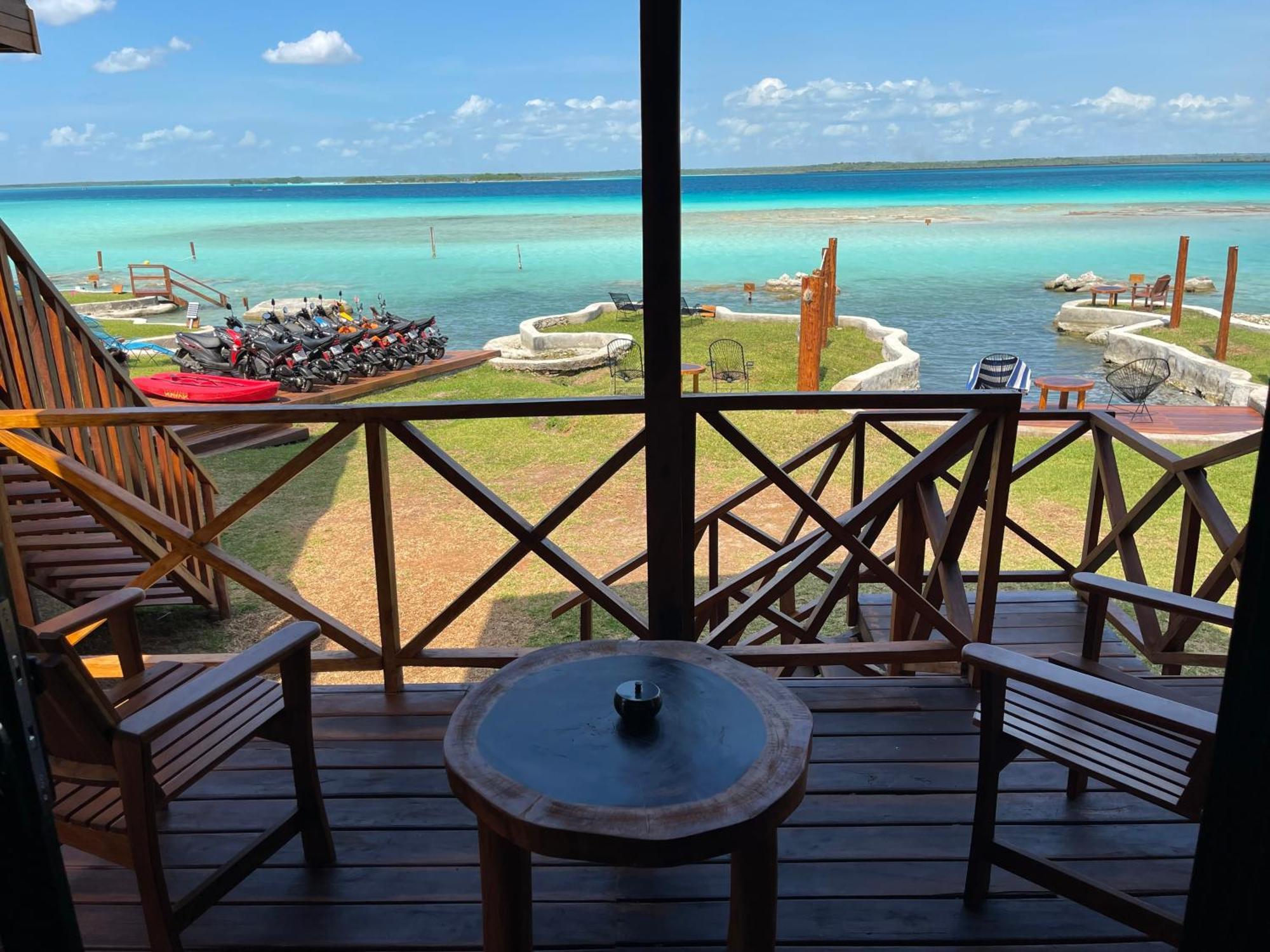 Blue Caribe Bacalar Front Lagoon Esterno foto