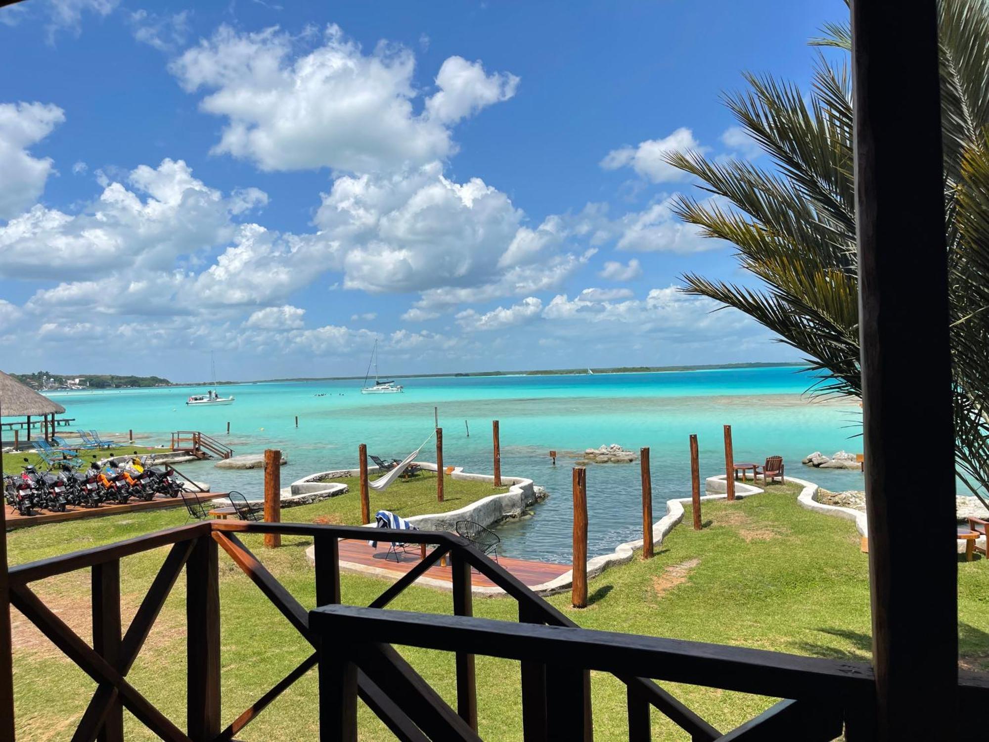 Blue Caribe Bacalar Front Lagoon Esterno foto