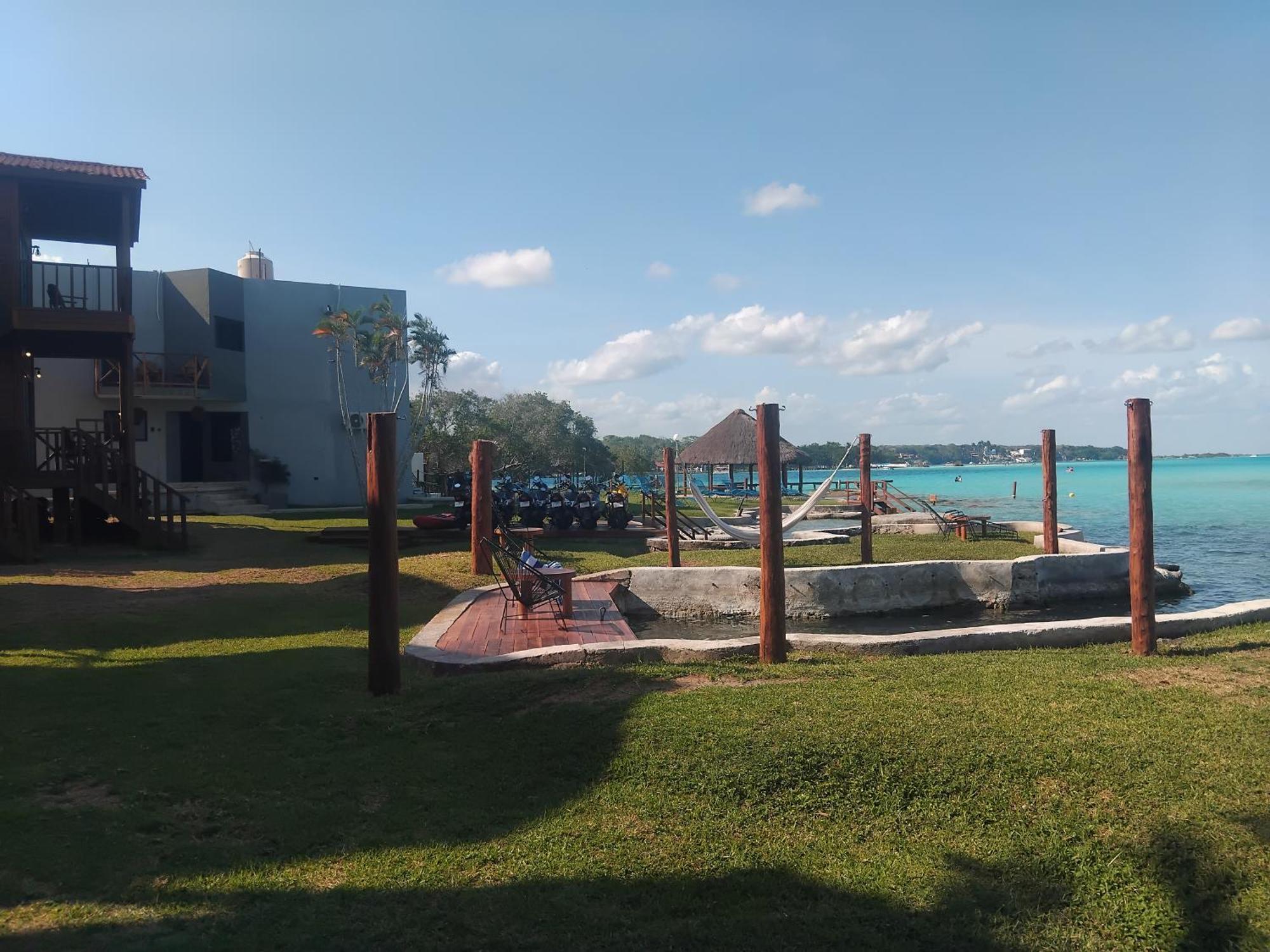 Blue Caribe Bacalar Front Lagoon Esterno foto