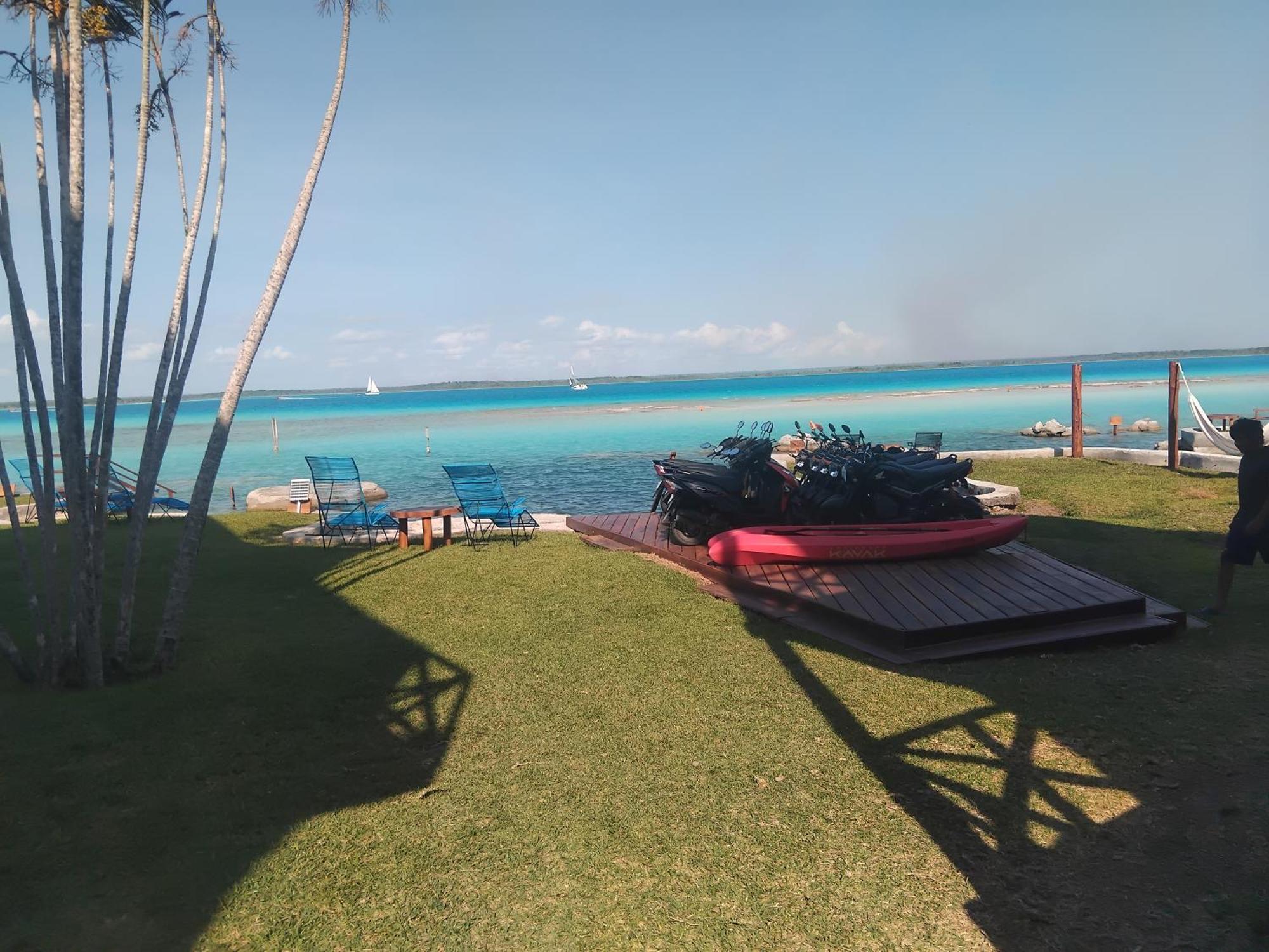 Blue Caribe Bacalar Front Lagoon Esterno foto