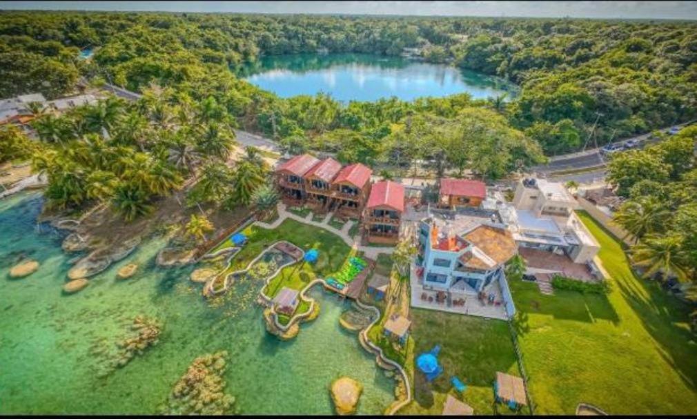 Blue Caribe Bacalar Front Lagoon Esterno foto