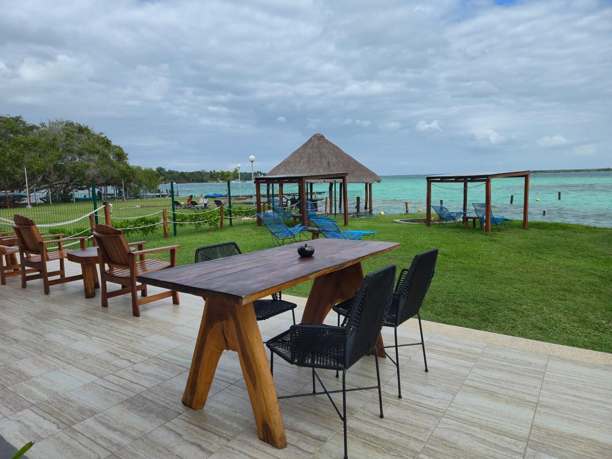 Blue Caribe Bacalar Front Lagoon Esterno foto